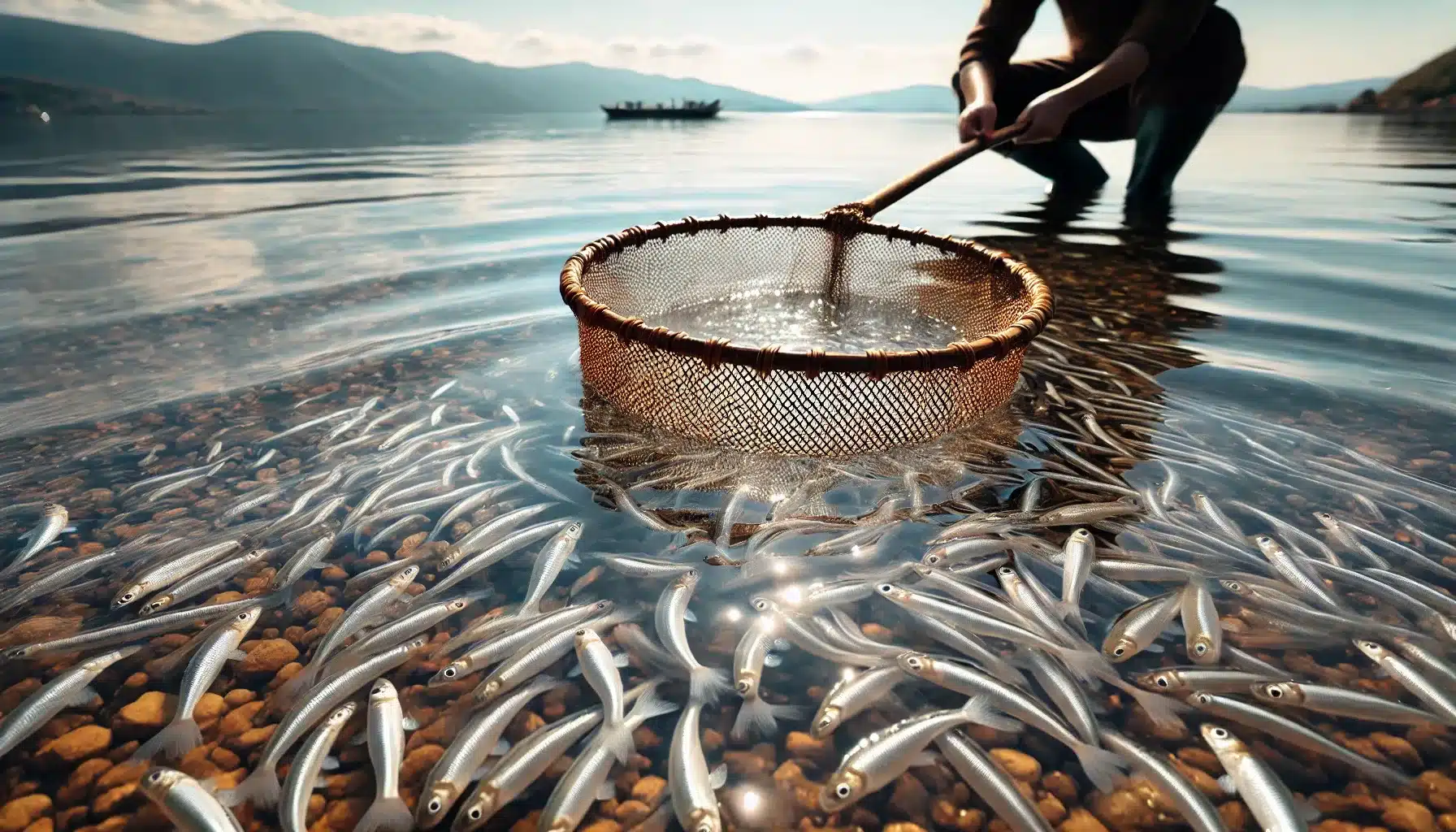 ③ワカサギ掬いとは? 琵琶湖ならではの特徴『琵琶湖 ワカサギ 掬い 釣り 場所 ポイント』